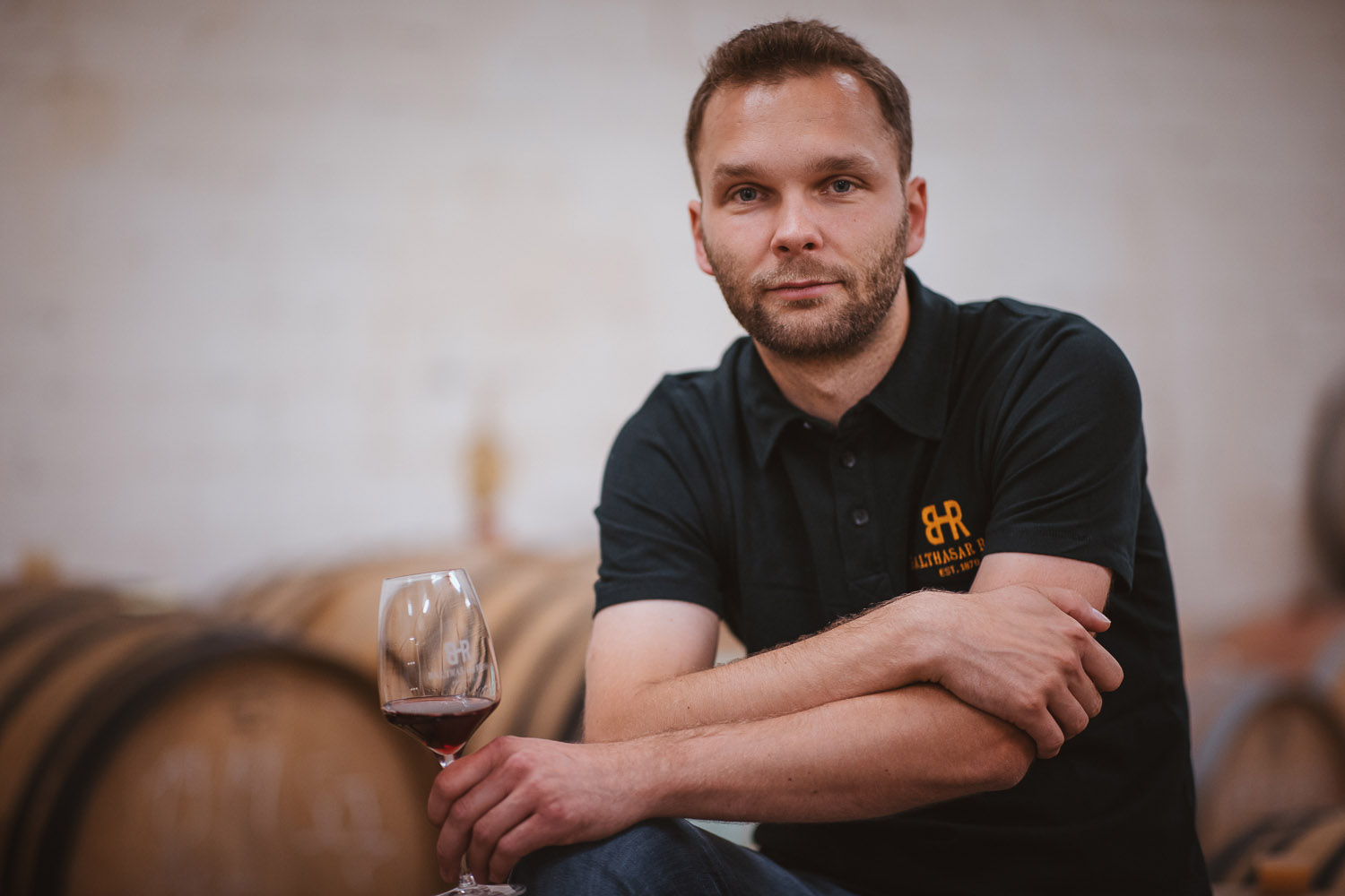 Winemaker Stephan Sänger at Weingut Balthasar Ress